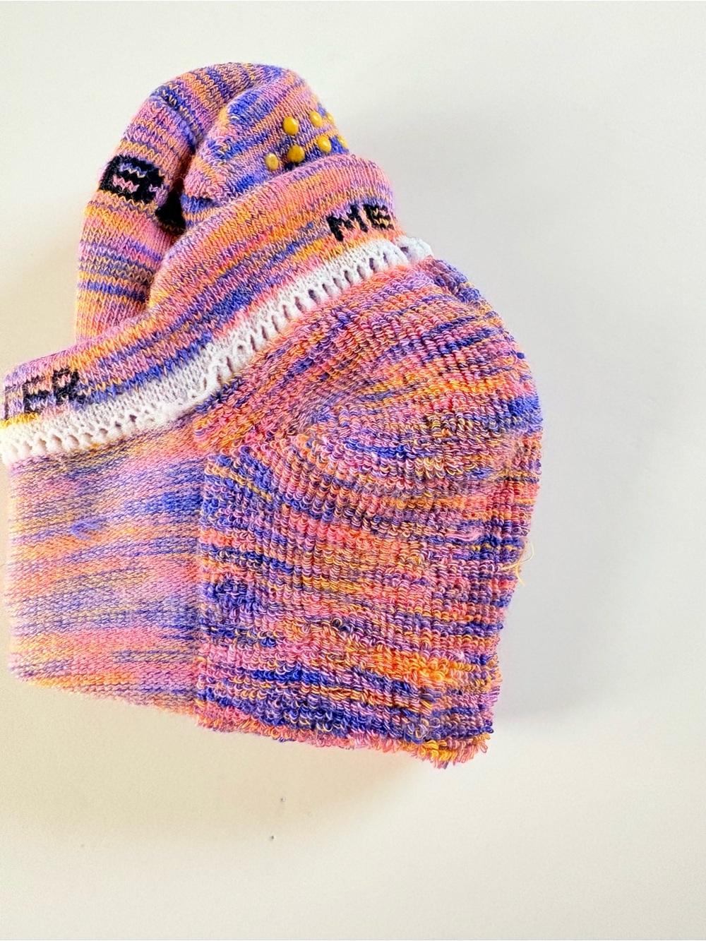 Bombas Women’s Purple Pink No Show Grip Socks Yoga Pilates Size M 10-Pack - Picture 5 of 5